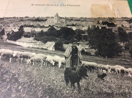 SAINT ST ARNOULT EN YVELINES.   Berger. Moutons - St. Arnoult En Yvelines