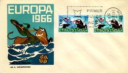 SPAIN  1966  EUROPA  CEPT FDC - 1966