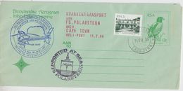 South Africa 1986 Polarstern Krankentransport By Heli / Aerogramme (47355) - Vols Polaires