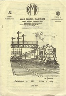 Catalogue HMR Holt Model Railways 1982 OO / HO META - Inglés