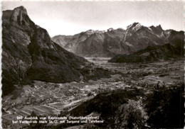 Ausblick Vom Kapfenstein Bei Vermol Ob Mels St.G. Mit Sargans Und Talebene (249) - Mels