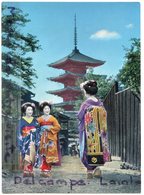 - JAPON - Maiko Girls - Kyoto - Jaopnaise Geisha, Très Joli, Non écrite, Grand Format, TTBE, Scans. - Kyoto