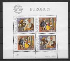 PORTUGAL  - EUROPA  1979 - BLOC N° 27 ** MNH - HISTOIRE POSTALE - Blocchi & Foglietti