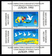 (!)  EUROPA CEPT De 1995  Thème Paix Et Liberté TURQUIE Adm CHYPRE Y&T Bloc BF 14 Neuf(s) ** Mnh - 1995