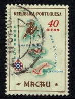 Macau 1956 Map 40a Used  SG 475 - Usados