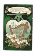 ST. PATRICK'S DAY, "Come Back To Erin", 1908 Postcard From Canada - Saint-Patrick's Day