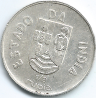 India - Portuguese - 1935 - ½ Rupia - KM23 - India