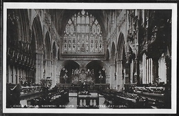 CPA ANGLETERRE - Exeter, Cathedral - Choir Stalls Showing Bishop's Throne - Exeter