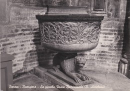 Delcampe - ITALIA - PARMA - CARTOLINA - BATTISTERO - LA PICCOLA VASCA BATTESIMALE - B. ANTELAMI  - VIAGGIATA PER VARESE - Parma