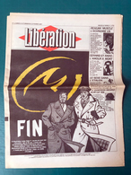 Libération N°1791 - 21 Fevrier 1987 - Mort De Edgar P. Jacobs - Jacobs E.P.