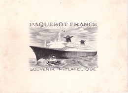 FRANCE - 76 - Paquebot - Emission Commémorative De L'inauguration Paquebot FRANCE N°1139 - Le Havre Obl 11-01-1962 - Cartas