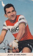 CYCLISME . Cpm 10x16  Jean STABLINSKI  (Pub Maillot BIC )  Vendue En L'état - Cyclisme