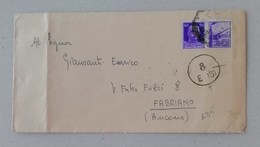 Busta Di Lettera Da Pola Per Fabriano 29/10/1942 - Propagande De Guerre