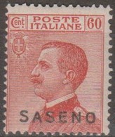 Italia Colonie Saseno 1923 SaN°7 MNH/** Vedere Scansione - Saseno