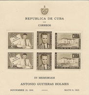 Rep.Cuba  Edifil 470** Mnh  Hojita Antº Guiteras Holmes Dentada  1951  NL1448 - Unused Stamps