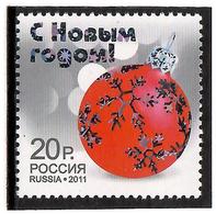 Russia 2011 .  Happy New Year ! 1v: 20R.  Michel # 1780 - Unused Stamps