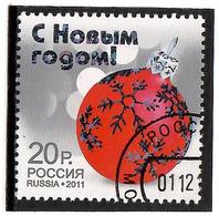 Russia 2011 .  Happy New Year ! 1v: 20R.  Michel # 1780  (oo) - Usados
