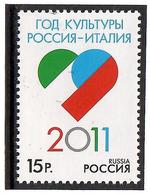 Russia 2011 .Year Of Culture Russia-Italy. 1v: 15R.   Michel # 1781 - Nuevos