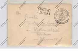 0-7950 BAD LIEBENWERDA, Postgeschichte, Gebühr Bezahlt, 19.11.1945 - Bad Liebenwerda