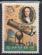 North Korea Corée Du Nord 2006 Mi. 5113 Surchargé Überdruck OVERPRINT Scientist Science Sir Isaac Newton MNH** RARE - Physics