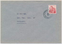 CH 215 Auf Brief Mit Truppenstempel - 8 - VPF. KP. - FELDPOST - Postmarks