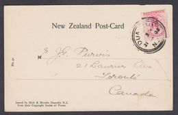 1905. New Zealand.  POST CARD. First Church - Dunedin. DUNEDIN N.Z. 21 DE 03. To Toro... (MICHEL 100) - JF323563 - Storia Postale