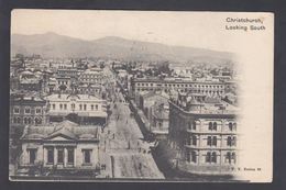 1904. New Zealand.  POST CARD. Christchurch Looking South. To Cape Town, South Africa... (MICHEL 100) - JF323566 - Cartas & Documentos