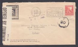 1944. New Zealand. Landscapes 2D. On Cover To London, England From WELLINGTON 26 AUG ... (MICHEL 215) - JF323609 - Cartas & Documentos