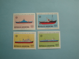 1978 Argentine  Yv 1152/5  ** MNH  - Michel 1364/7 Scott 1222A/3A SG 1609/12 Bateaux Ships - Nuovi