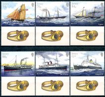 Europa 2020 - Jersey - Mail Ships (série Complète 6 Timbres Dont 2 Europa) ** - 2020