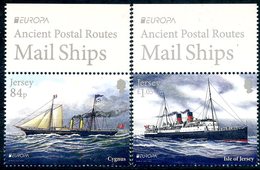 Europa 2020 - Jersey - Mail Ships (Cygnus & Isle Of Jersey) ** - 2020