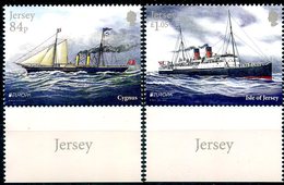 Europa 2020 - Jersey - Mail Ships (Cygnus & Isle Of Jersey) ** - 2020