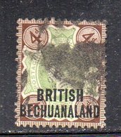 T858 - BECHUANALAND 1892 , Yvert N. 33  Usata  (2380A) - 1885-1895 Colonia Britannica