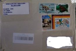 O 2014 CUBA. SPANISH ANTILLES, PREHISTORIC ANIMALS - SCAPHOGNATLUS, EXPOS 2000 HANOVER GERMANY - TWIPSY AND 1967 MONTREA - Storia Postale