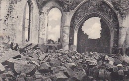 AK Beuvraignes - Innenaufnahme Der Von Den Franzosen Zerschossenen Kirche - Feldpost 17. KS Inf. Rgt. 133 - 1916 (49572) - Beuvraignes