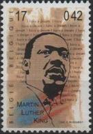 BELGIQUE 2860 (COB 2863) ** MNH Pasteur Martin Luther KING Apôtre De La Non-violence Et De La Paix USA Etats-Unis - Martin Luther King