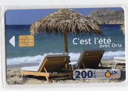 ALGERIE Télécarte à Puce C'EST L'ETE  200 DA BLISTER - Argelia