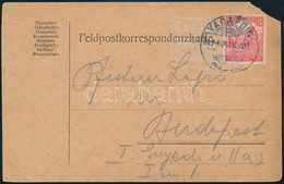 1917 Rajzos Tábori Posta Levelezőlap - Other & Unclassified