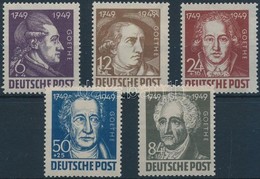 ** 1949 Goethe Sor Mi 234-238 - Other & Unclassified