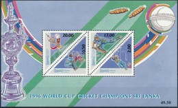 ** 1996 Sri Lanka Megnyerte A Krikett Világkupát Blokk Mi 64 - Other & Unclassified