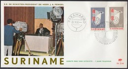 1966 A Televízió üzembehelyezése Sor Mi 505-506 FDC - Other & Unclassified