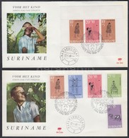 1968 Gyermekjátékok Sor Mi 548-552 + Blokk Mi 8 2 FDC - Other & Unclassified