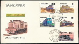 1985 Mozdonyok Sor FDC-n Mi 281-285 - Other & Unclassified