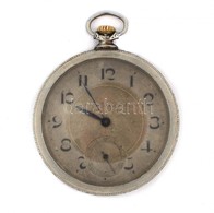 Cca 1900 Locarno Watch Co. Svájci Zsebóra, Másodpercmutatós, Nikkel, Kopott Számlappal, Fedél Gravírozott, Jelzett, Műkö - Other & Unclassified