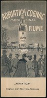1910 Adriatica Cognac, Fiume Számolócédula, Szép állapotban - Advertising