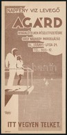 1934 Agárd, Gróf Nádasdy Parcellázás, Számolócédula Gách Grafikájával, Szép állapotban - Advertising