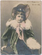 T2 1902 Girl Child. Minicard Photo (6,8 Cm X 5,2 Cm) - Unclassified