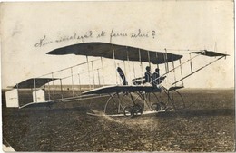 T2/T3 1914 Osztrák-magyar Katonai Repülőgép Győrnél / WWI Austro-Hungarian K.u.K. Military Aircraft In Győr. Photo (fl) - Unclassified