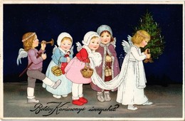 T2 1931 Boldog Karácsonyi Ünnepeket! / Christmas Greeting Postcard. M.M. Nr. 724. - Unclassified