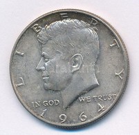 Amerikai Egyesült Államok 1964. 1/2$ Ag "Kennedy" T:1- Patina  USA 1964. 1/2 Dollar Ag "Kennedy" C:AU Patina Krause KM#2 - Unclassified